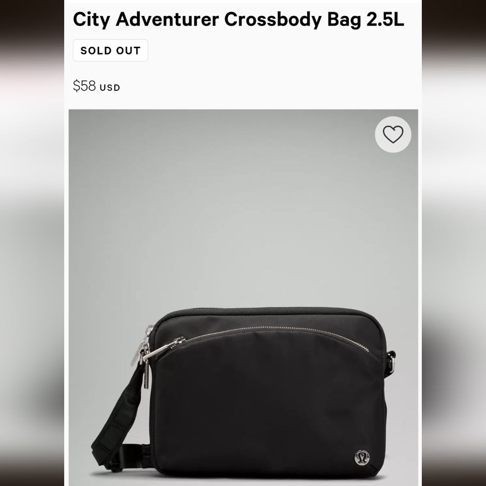 Lululemon City Adventurer Crossbody 2.5L